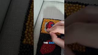 Day 14 of covering this chair with 1 pin per follower pins coverwithpins chair pin cover chai [upl. by Nojel]