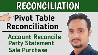 Debtor and Creditor Reconciliation in Excel  Ledger Reconciliation in Excel Party Reconciliation [upl. by Hasen]