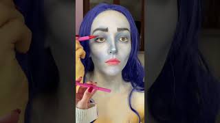 MAKEUP TUTORIAL PER LA SPOSA CADAVERE 🦋 makeuptutorial halloweenmakeuplook corpsebridemakeup [upl. by Weitman]