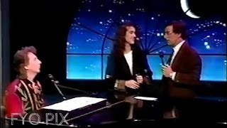 CELINE DION🎤 Medley au Piano avec Mégo 🎹 quotLes Années 80quot Live 1990 [upl. by Ashil]