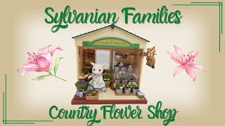 SETUP Sylvanian Families  Country Flower Shop [upl. by Akema]