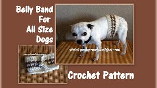 Belly Band Crochet Pattern [upl. by Amari]