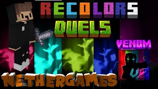 TESTANDO UMA TEXTURA RECOLORS VENOM NETHERGAMES [upl. by Yadrahs]