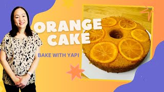 ORANGE CAKE BAKEWITHYAPI [upl. by Nairadal]