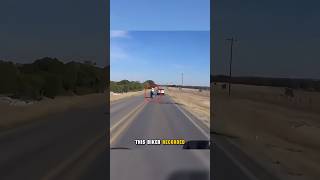 Driver Swerves Into Biker biker usa viralshort [upl. by Schilling825]