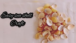 Sea Shell Craft Idea🤔 Easy Shell Craft How To Reuse Sea Shell👌👌 [upl. by Neumann]