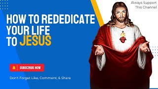 How To Rededicate Your Life to JESUS amazing shortvideo subscribe [upl. by Clarise]