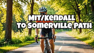 Boston Bike Route  Kendall Sq Cambridge to Somerville Community Path Pt 1 [upl. by Adnawed]