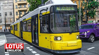 LOTUS Simulator 12 Mit der Straßenbahn M1 durch Berlin  StraßenbahnSimulator [upl. by Leggat212]