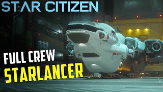 STARLANCER MAX  This NEW SHIP was BUILT for this SAVE STANTON  Star Citizen 3243 event gameplay [upl. by Laehcimaj]