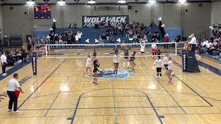 Playoffs Clovis East vs Clovis West set 1 [upl. by Anelav]