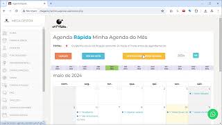 Agenda em formato de Calendário por mês e semanal [upl. by Danny825]