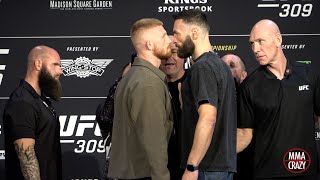 UFC 309 Pre Fight Press Conference FACE OFF Highlights [upl. by Dobson352]