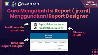 Cara Mengubah Isi Report JRXML Menggunakan iReport Designer [upl. by Meir964]