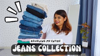 Showing You My ENTIRE Jeans Collection 👖🌸  Mini Reviews and Tips  fashion [upl. by Letnohc]