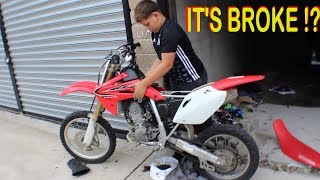 WHATS WRONG WITH FATTYS BIKE   BRAAP VLOGS [upl. by Joao]