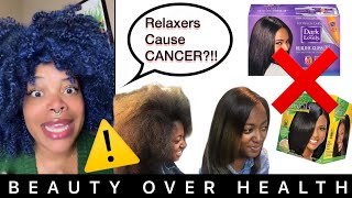 BLACK WOMEN react to studies linking Hair Relaxer use to CANCERS “we deserve compensation” [upl. by Aliam]