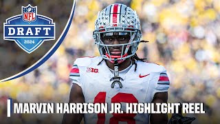 Marvin Harrison Jr Highlight Reel Arizona Cardinals select Ohio State WR at No 4  2024 NFL Draft [upl. by Shoshana796]