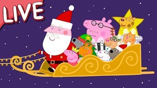 Peppa Pig Christmas Episodes 🎄 Peppa Pig STREAMING NOW 🌈 Kids Videos 🔴 [upl. by Javier]