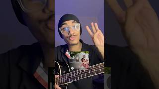 Ishq Guitar Lesson  3 Open Chords  Easy For Beginners shorts [upl. by Sorac61]