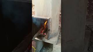 Wood amp coal water boiler bumb heater boiler technique instant ruralliving ruralindia [upl. by Devland]