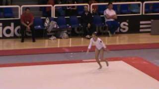 Iordache Larisa ROU sol tournoi Schiltigheim 2010 [upl. by Rabaj]