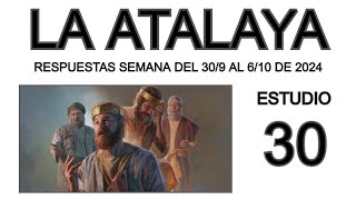 RESPUESTAS DE LA ATALAYA de esta semana [upl. by Thorley]