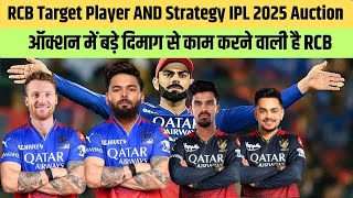 RCB Target Player And Strategy IPL 2025 Auction । RCB Captain 2025। RCB Squad 2025 Tyagi Sports [upl. by Longfellow]