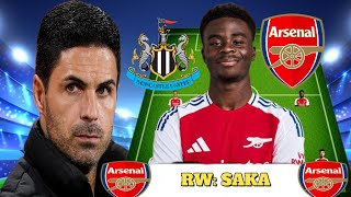 NWANERI IN ARSENAL POSSIBLE LINEUP AGAINST NEWCASTLE [upl. by Strong]