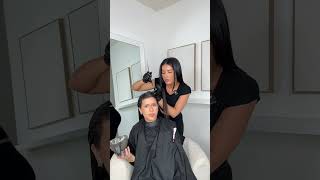 She asked me to have straight hair for life so I’m making it happen asmr hair straight [upl. by Lombardi]