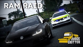 Ram raid was too easy Civilian RP  FiveM RP [upl. by Farrel382]