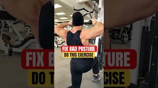 FIX Bad Rounded Shoulder Posture Exercise correctiveexercise [upl. by Koerner]