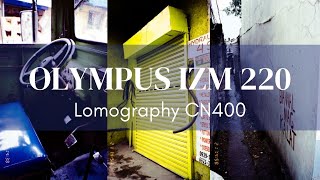 Olympus IZM 220  Lomography CN400 Photowalk  Point and Shoot Camera  Film Photography [upl. by Mraz]