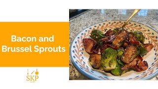 BACON AND BALSAMIC BRUSSEL SPROUTS [upl. by Herve]