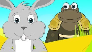 Aesops Fables  The Hare And The Tortoise  HooplaKidz [upl. by Keen]