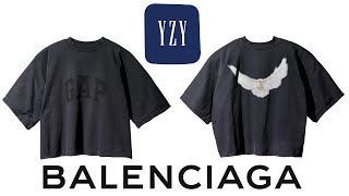 Yeezy Gap Balenciaga No Seam Dove Tee  Sizing [upl. by Milda]