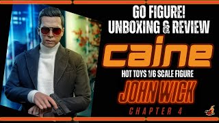 HOT TOYS CAINE JOHN WICK CHAPTER 4 DONNY YEN 16 SCALE FIGURE UNBOXING AND REVIEW [upl. by Amabil]