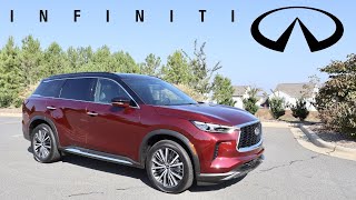 2024 Infiniti QX60 Autograph AWD POV Review  Best Affordable Luxury Family SUV [upl. by Eidurt]