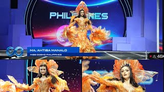 AHTISA MANALO NATCOS  MISS COSMO 2024 [upl. by Ahtnama264]