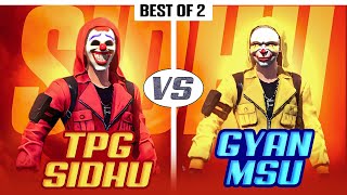 TPG SIDHU VS GYAN MSU👽NEW RED CRIMINAL ACCOUNT BEST OF 2 MATCHES🔥📱X📱 Dangerous Fights Or Wot [upl. by Christophe]