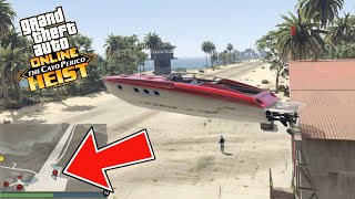 Best ways to infiltrate the Airstrip undetected with the Longfin Cayo Perico Heist GTA Online [upl. by Ottillia293]