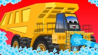 Dump truck  car wash  educational video for kids [upl. by Tra]