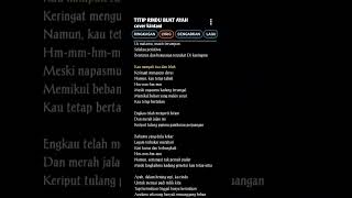 Titip rindu buat ayah lirikmusic lirikvidio lirikmusik lyrics masukberanda music cover [upl. by Enilamme]