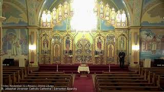 St Josaphat Ukrainian Catholic Cathedral  Edmonton Eparchy  LIVE Stream [upl. by Iman]