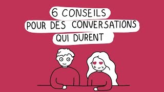 Comment tenir une conversation avec une fille  6 astuces efficaces [upl. by Xylina]