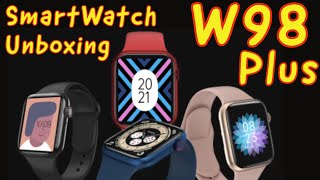 Smartwatch W98 Plus Unboxing vs W26 W46 W56 W66 [upl. by Campbell]