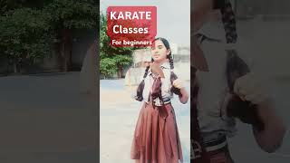 Karate classes for beginners l learn martial arts classes shortskarate trending video [upl. by Amocat534]