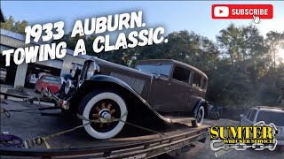 1933 Auburn Towing a classic [upl. by Llenyt]