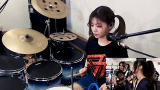 The Fam Jay Crew reacts to NEMOPHILA Tamu Murata BabyMetal Megitsune Drum Cover [upl. by Allez]