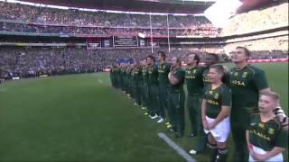 Anthems South Africa vs New Zealand  haka [upl. by Justin]